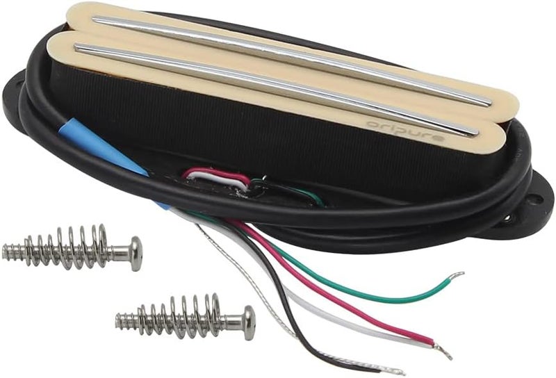 OriPure بيك أب مزدوج ساخن بحجم سلك مفرد Alnico5 8.9K مناسب لآلة الجيتار الكهربائية ST/SQ، كريمي - Image 1